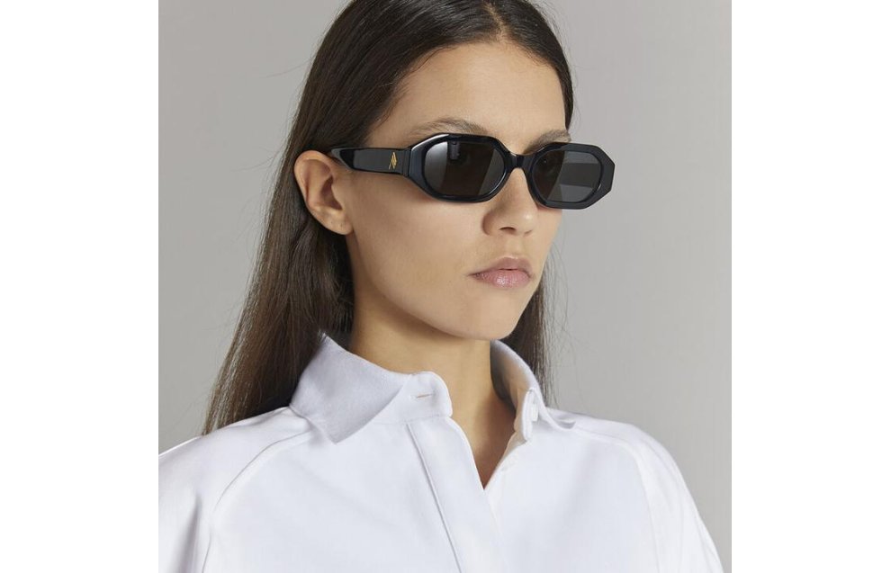 サングラス THE ATTICO Woman Sunglasses Black ATTICO56C1SUN C1 The Attico Milano Oversized Sunglasses in Black | Linda